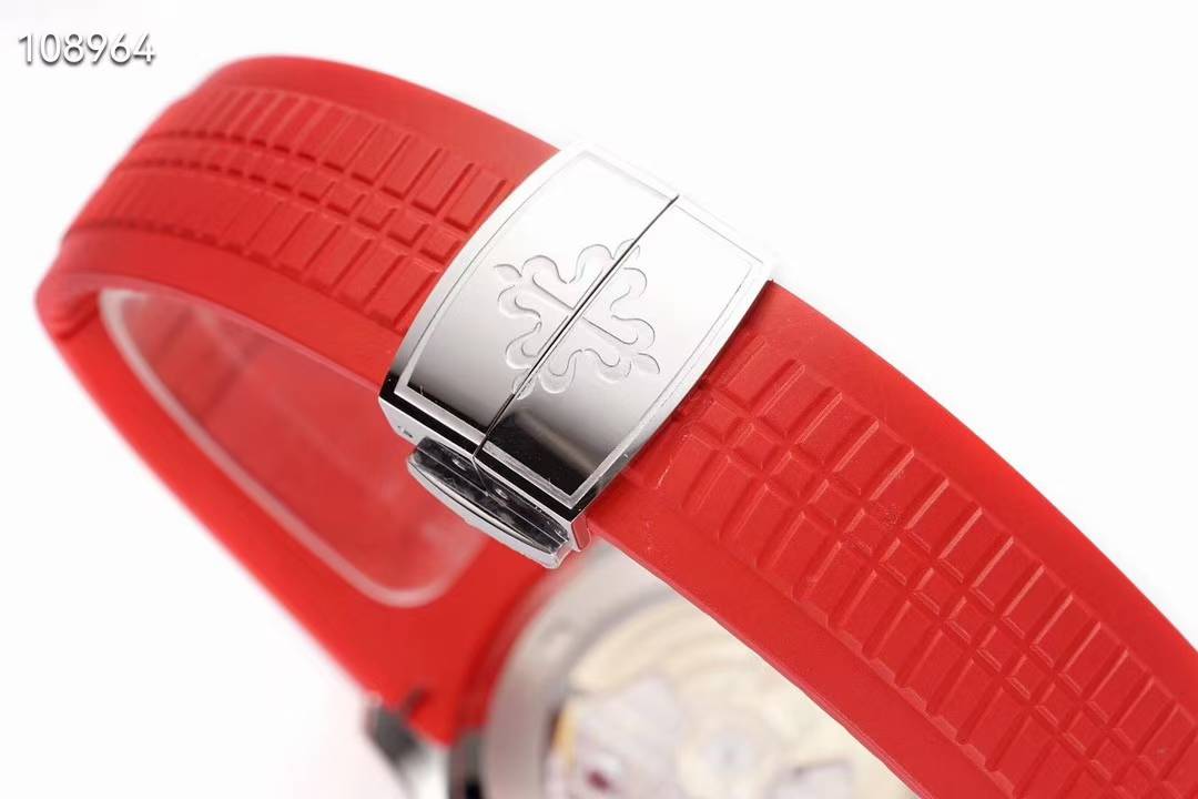 파텍필립 아쿠아넛 5167 레드 러버스트랩 워치 시계